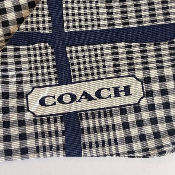 Coach small silk scarf - Picture 6 of 8